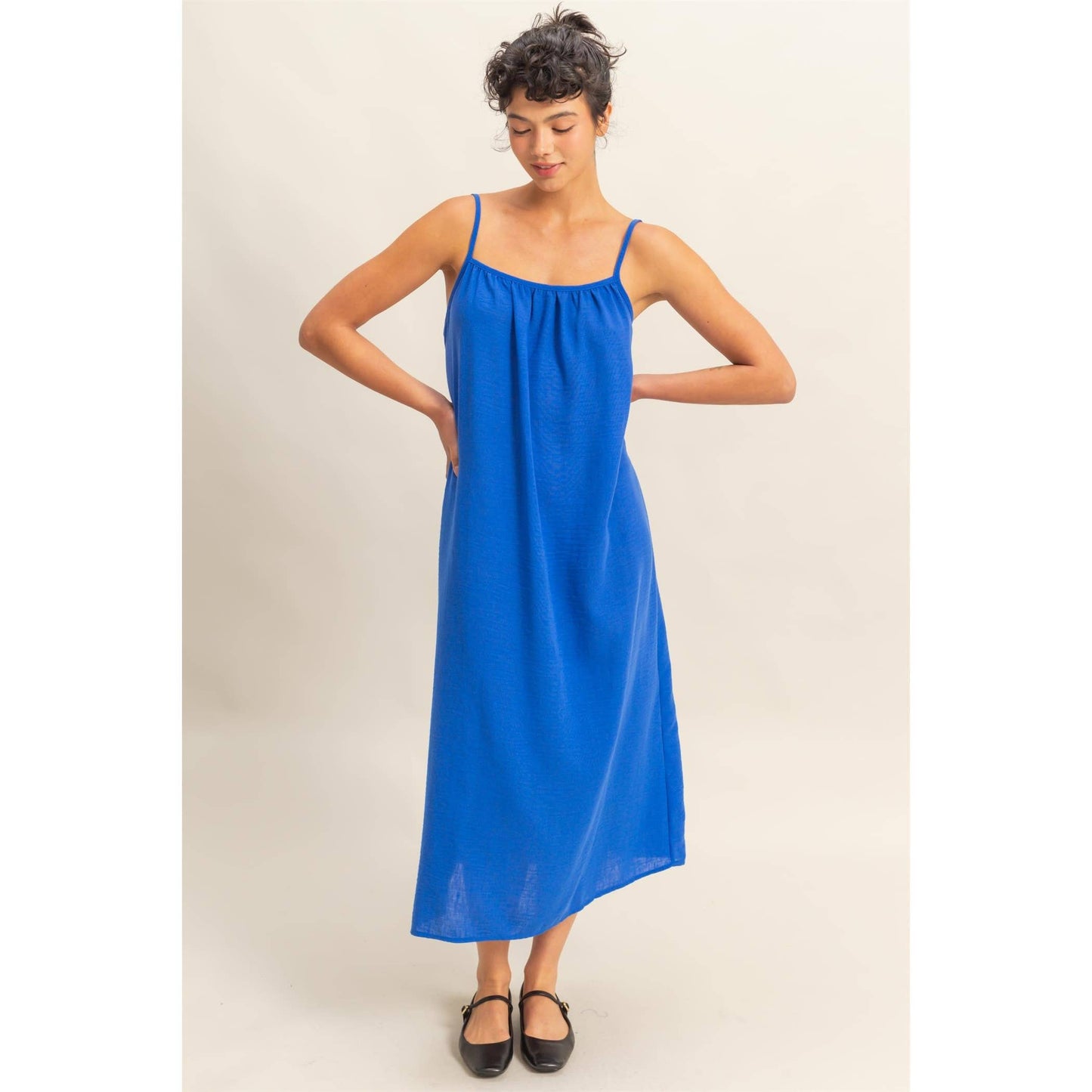 Gauzy Midi Dress