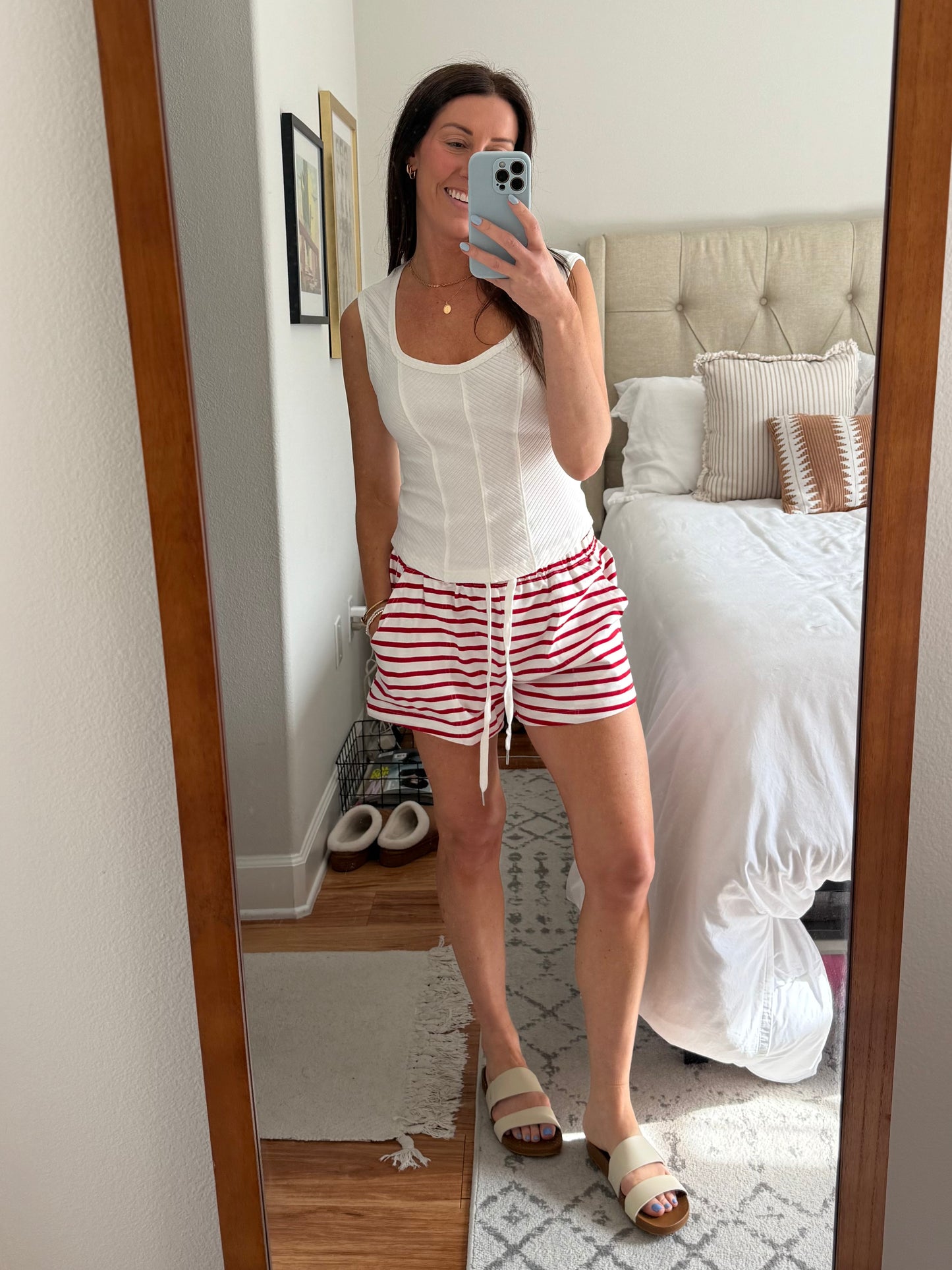 Sunny Days Striped Shorts