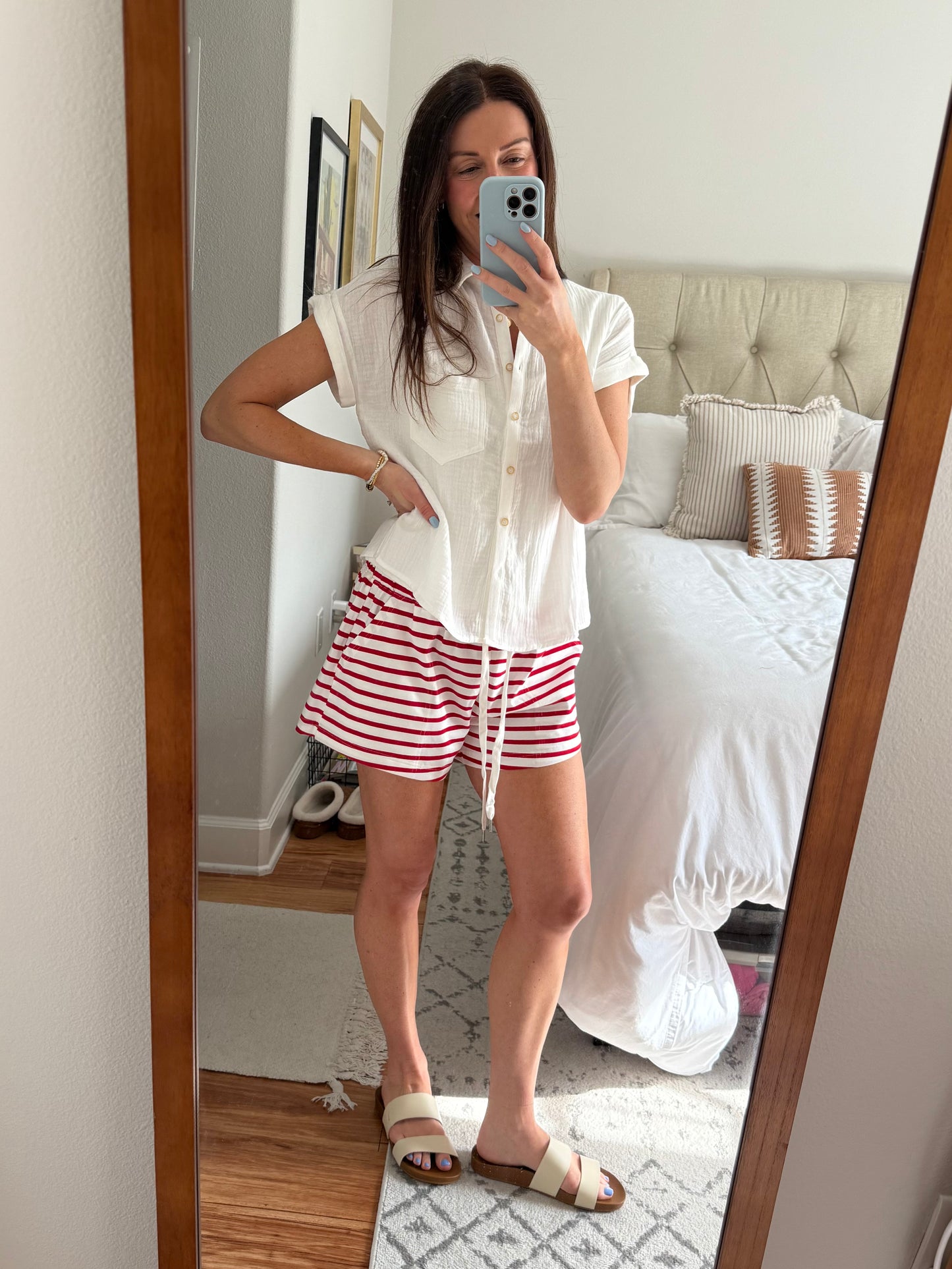 Sunny Days Striped Shorts