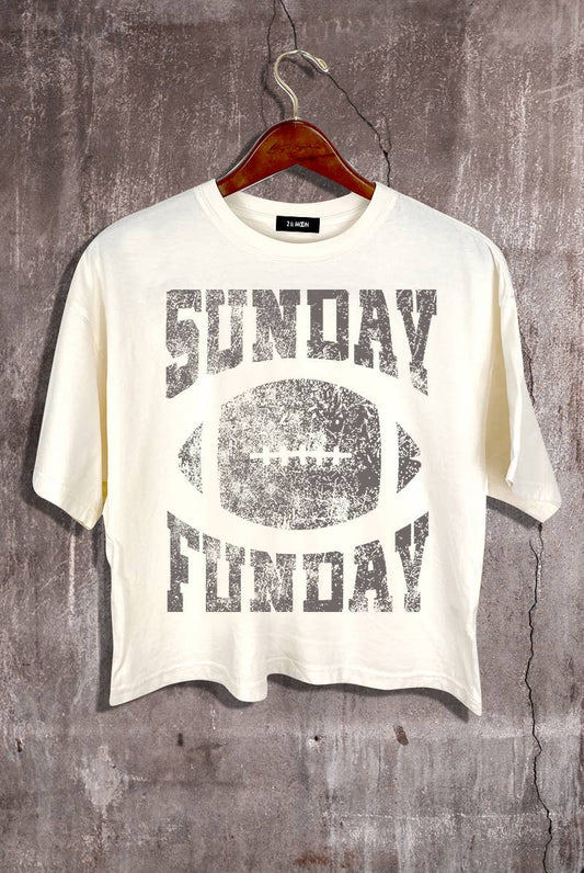 Sunday Funday Football Graphic Tee