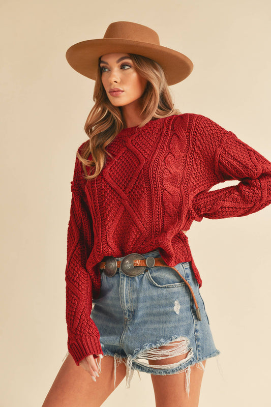 Adela Cableknit Sweater