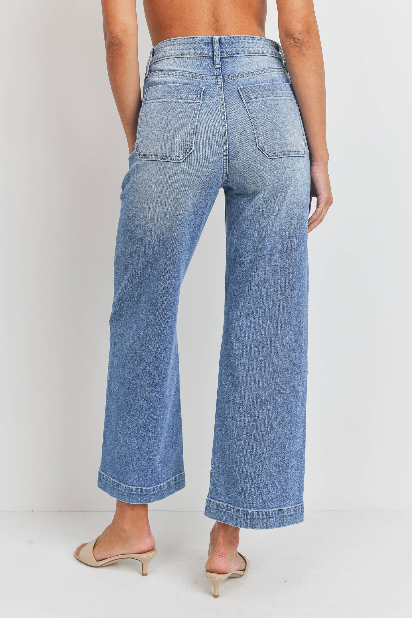 High Rise Wide Leg Jeans