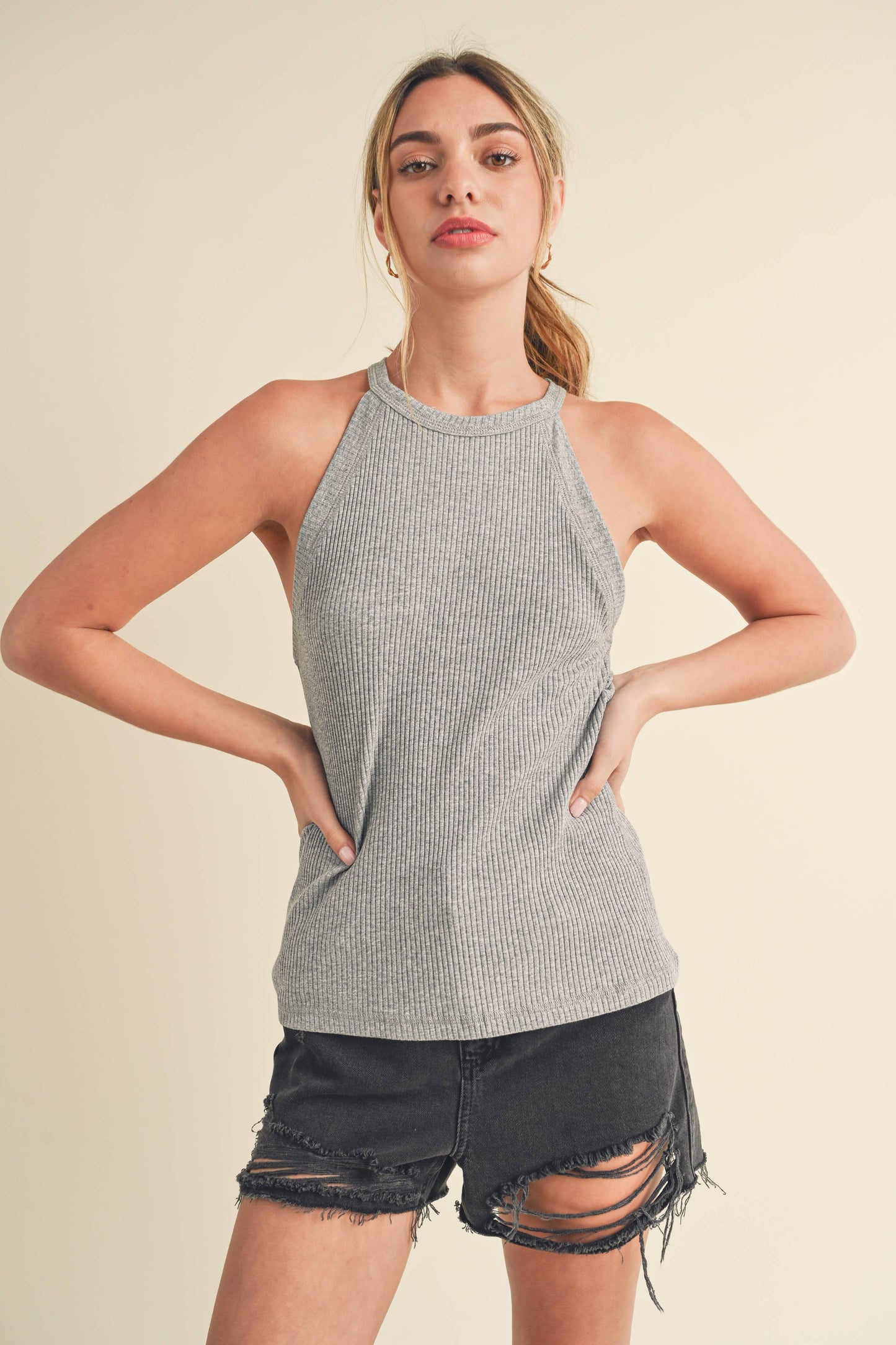 Edie High Neck Tank (2 Colors)